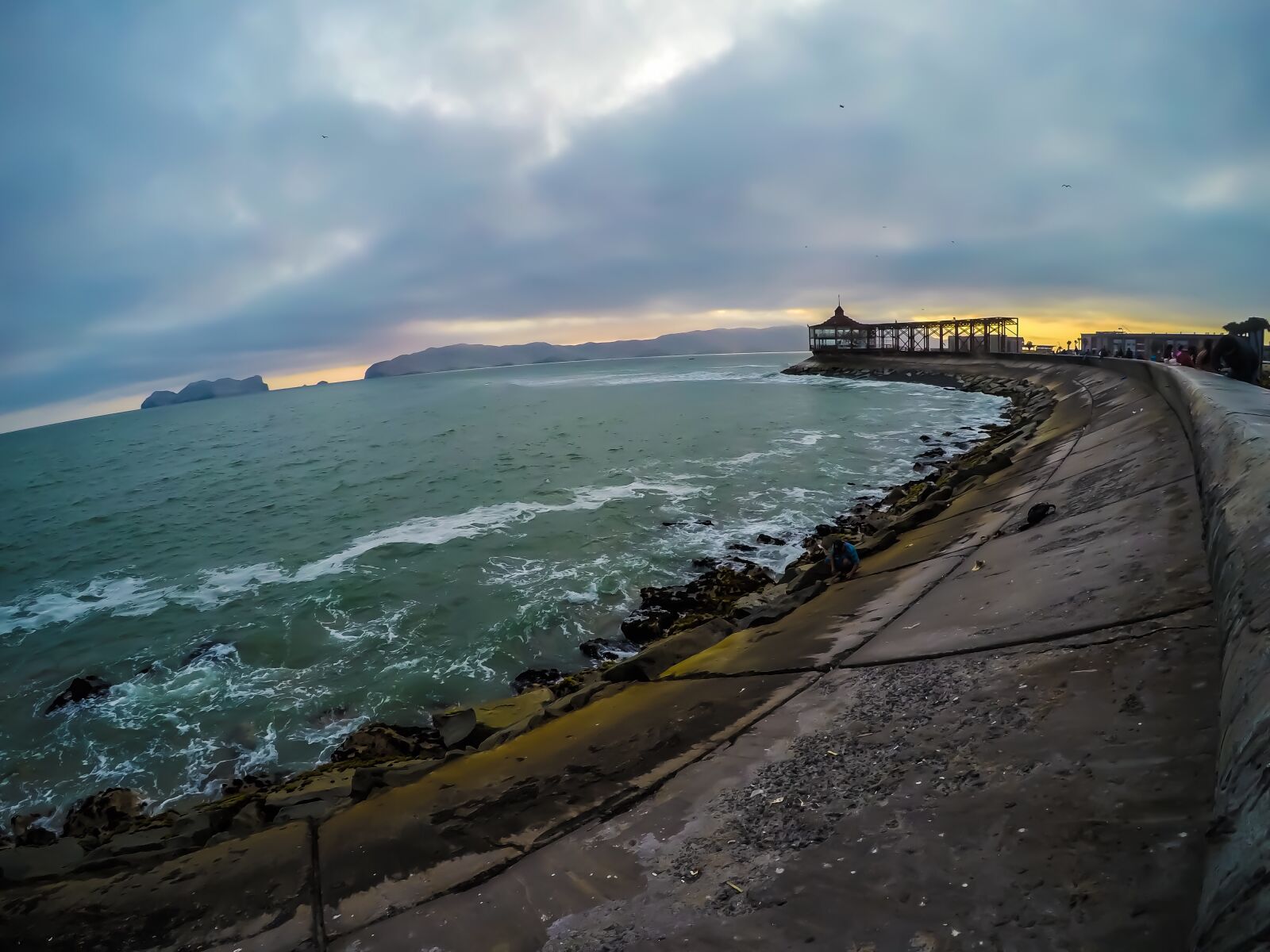 GoPro Hero5 Black sample photo. The tip, callao, peru photography