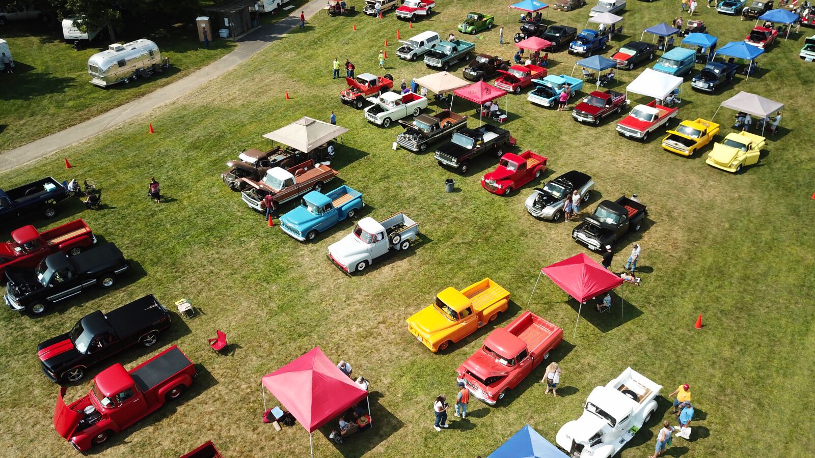 DJI FC220 sample photo. Trucks photography