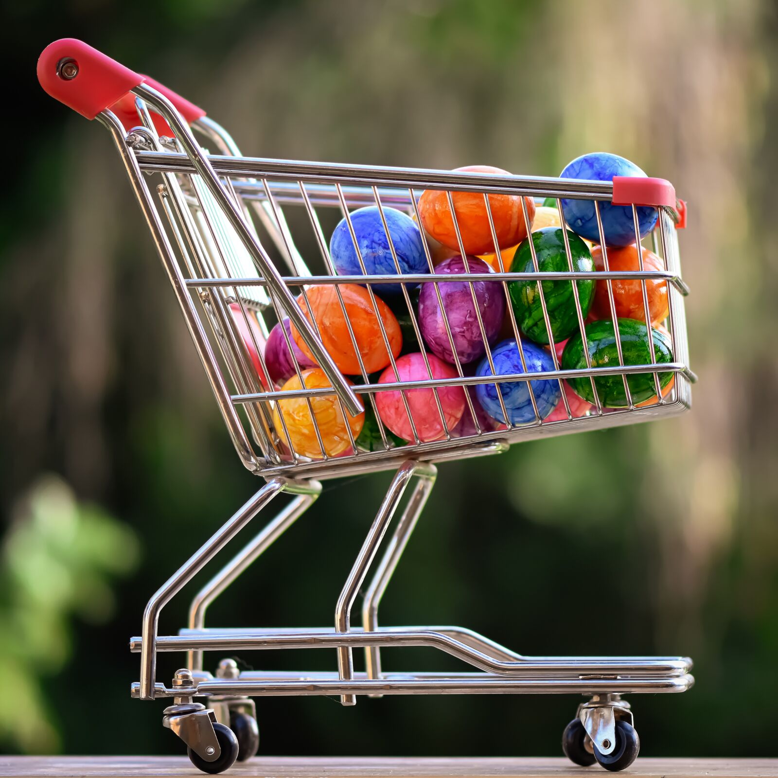 Nikon D7200 sample photo. Easter, purchasing, shopping cart photography