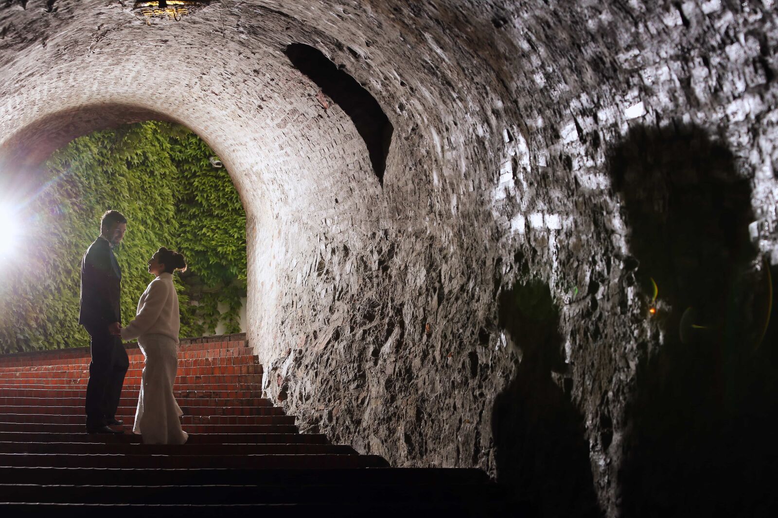 Canon EF 70-200mm F2.8L IS USM sample photo. Bride, groom, light, love photography