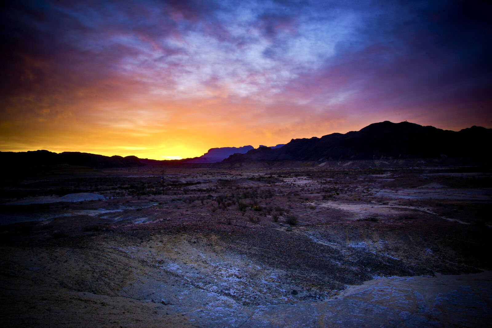 Sony Alpha DSLR-A900 sample photo. Big, bend, desert, sunrise photography