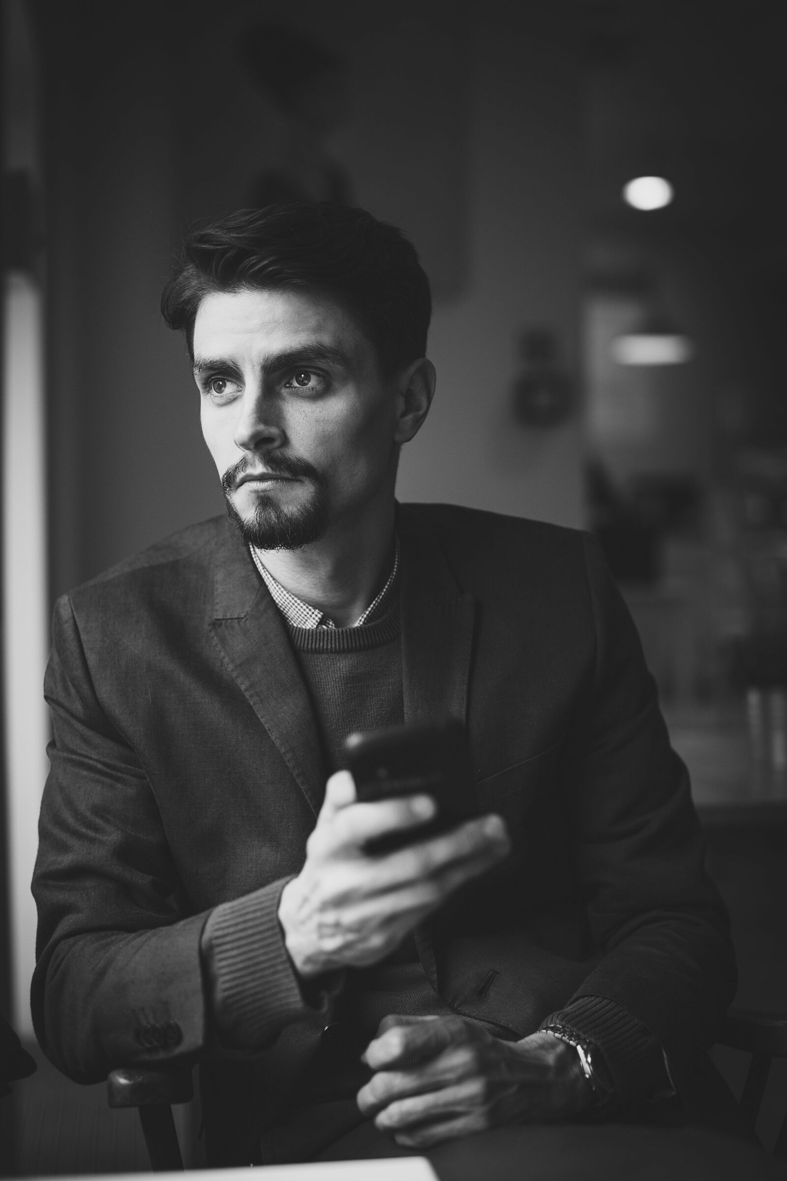 Canon EOS 6D sample photo. Black and white, man photography