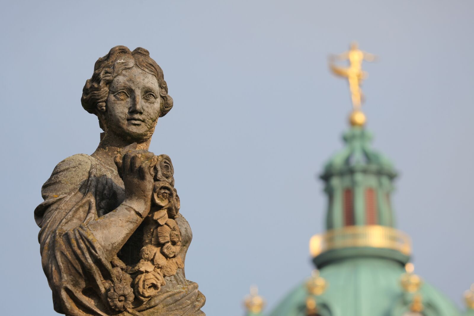 Canon EOS 5D Mark II sample photo. Baroque, weathering, charlottenburg palace photography