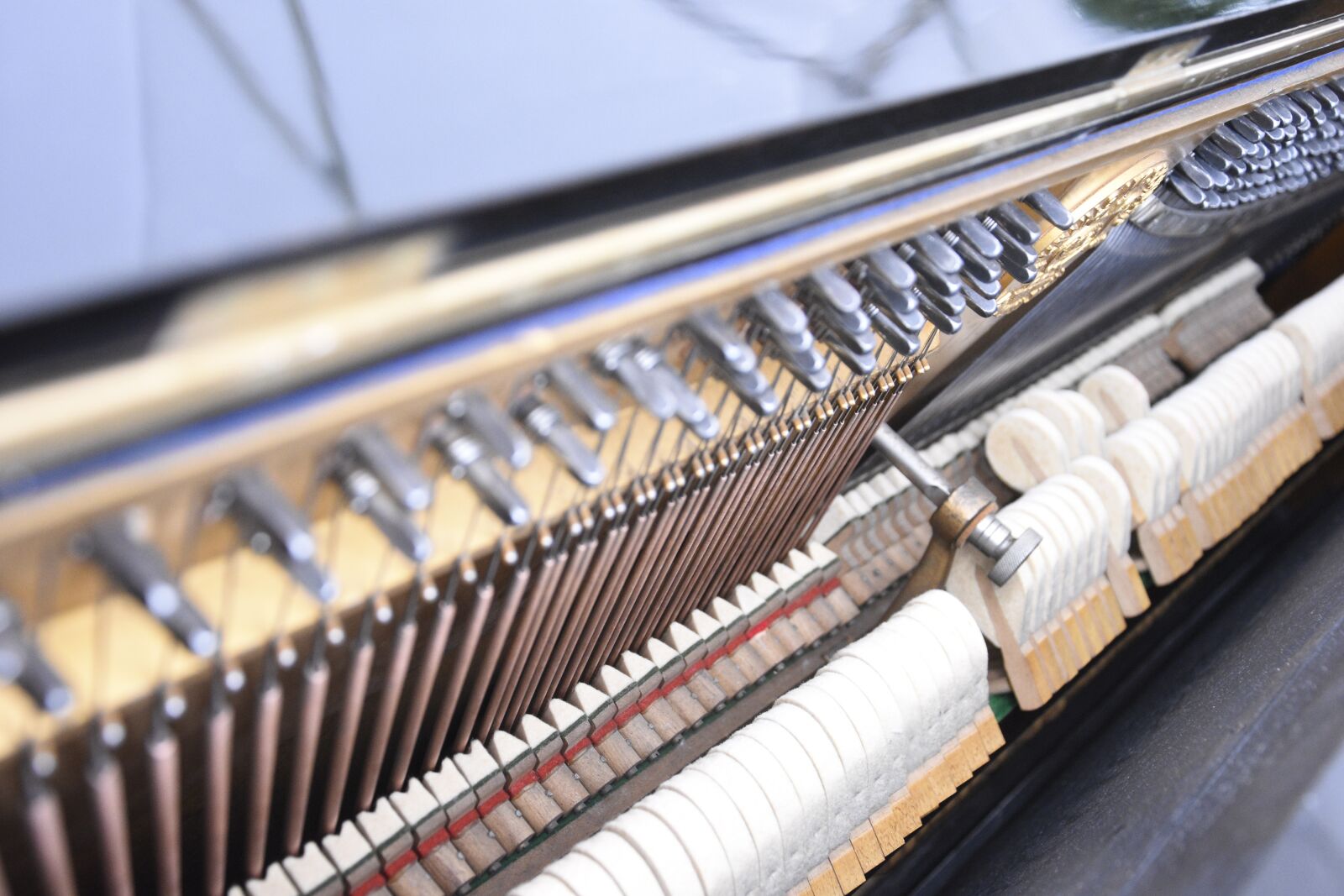 Nikon D7200 sample photo. Piano, mechanics, music photography