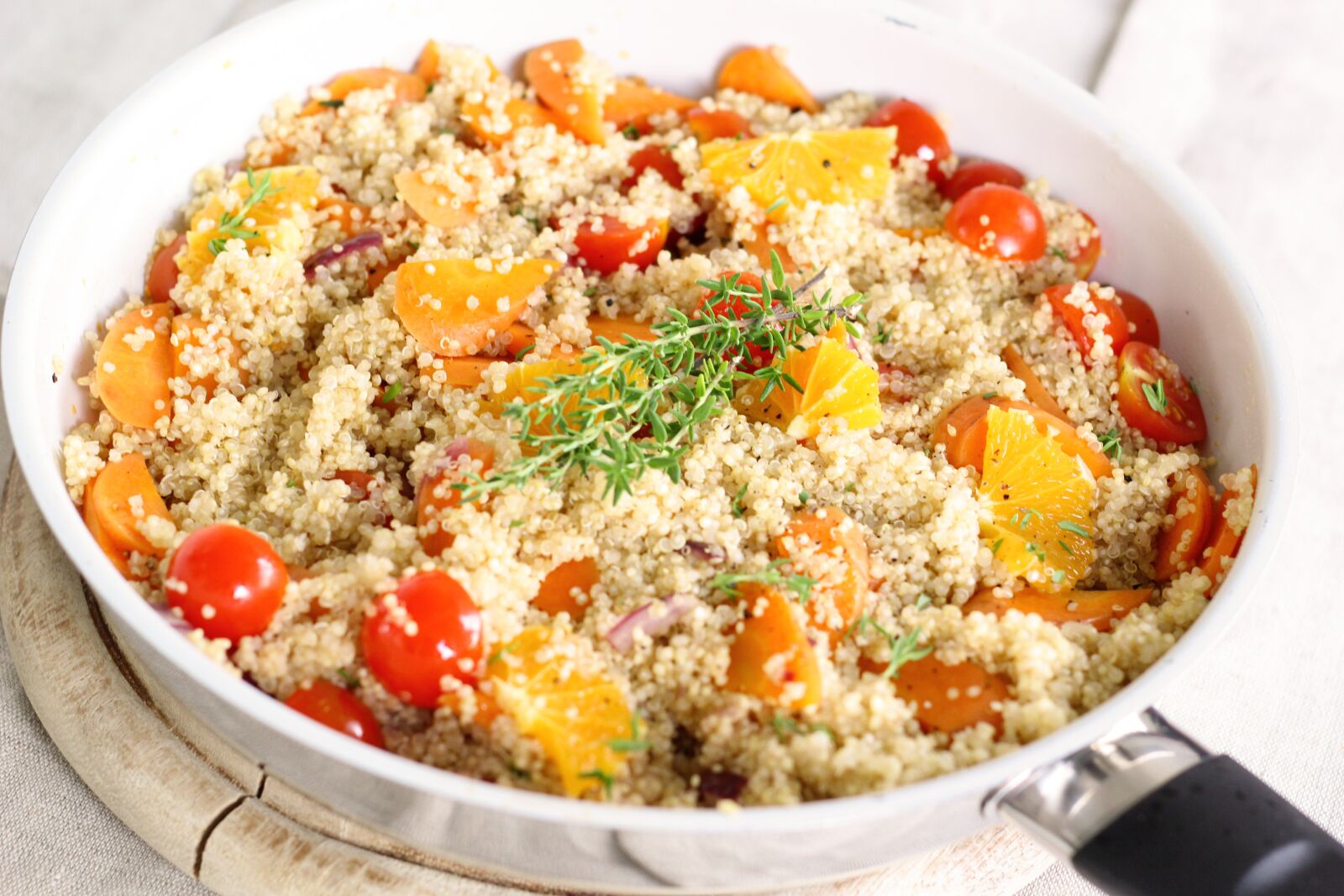 Canon EOS 60D + Canon EF 50mm F1.8 II sample photo. Pan, quinoa, colorful photography