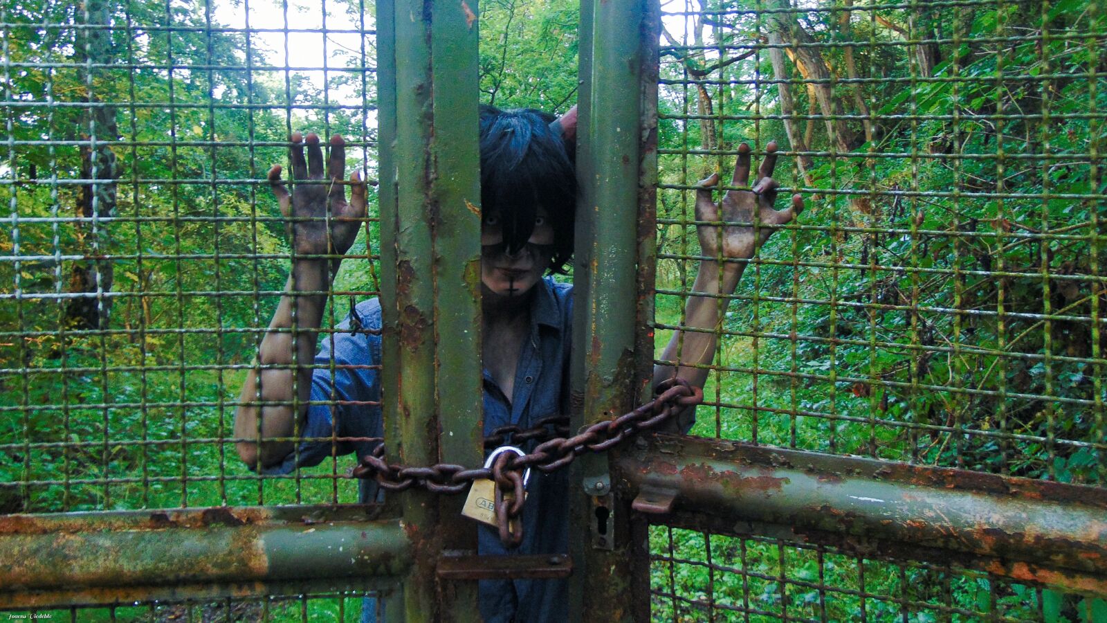 Sony Cyber-shot DSC-H300 sample photo. Creepy, cosplay, daemon photography