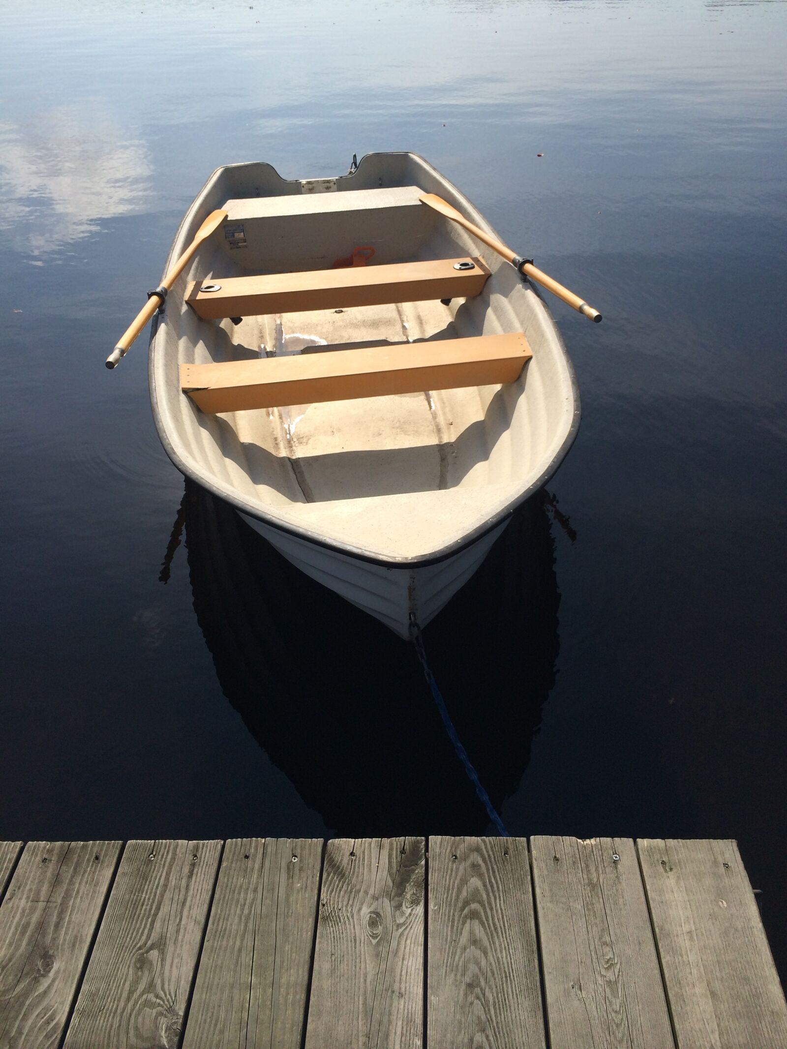 iPhone 5s back camera 4.12mm f/2.2 sample photo. Boat, rowboat, lake photography