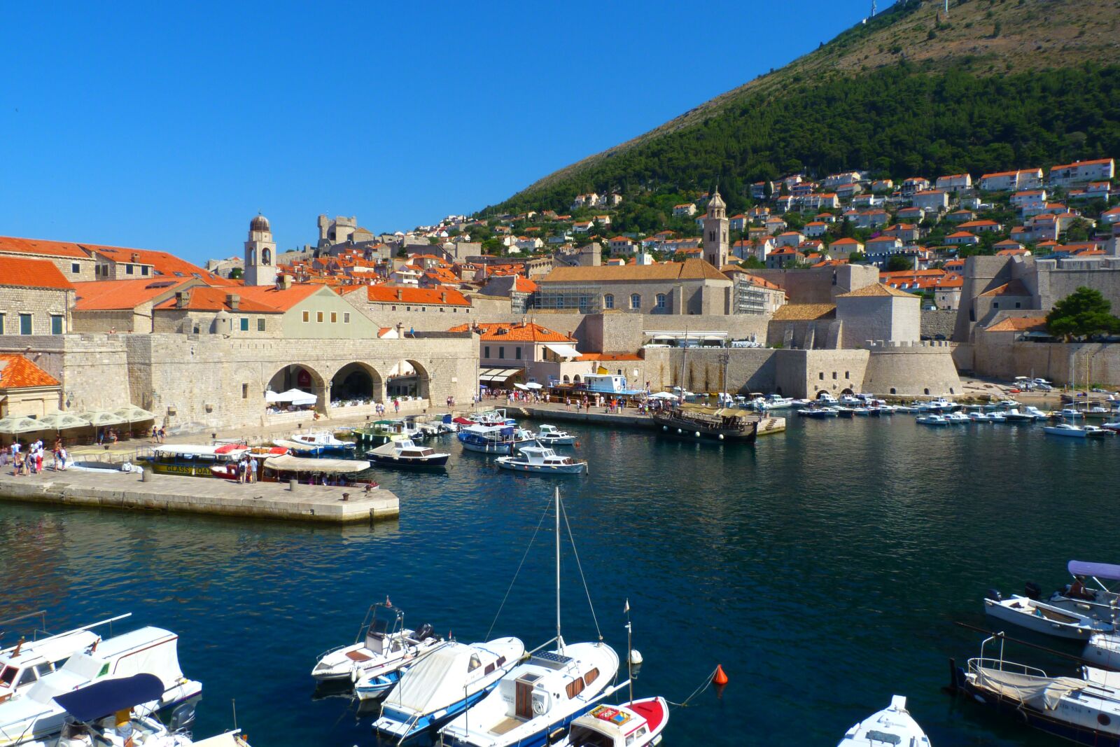 Panasonic Lumix DMC-FZ40 (Lumix DMC-FZ45) sample photo. Dubrovnik, croatia, harbour photography