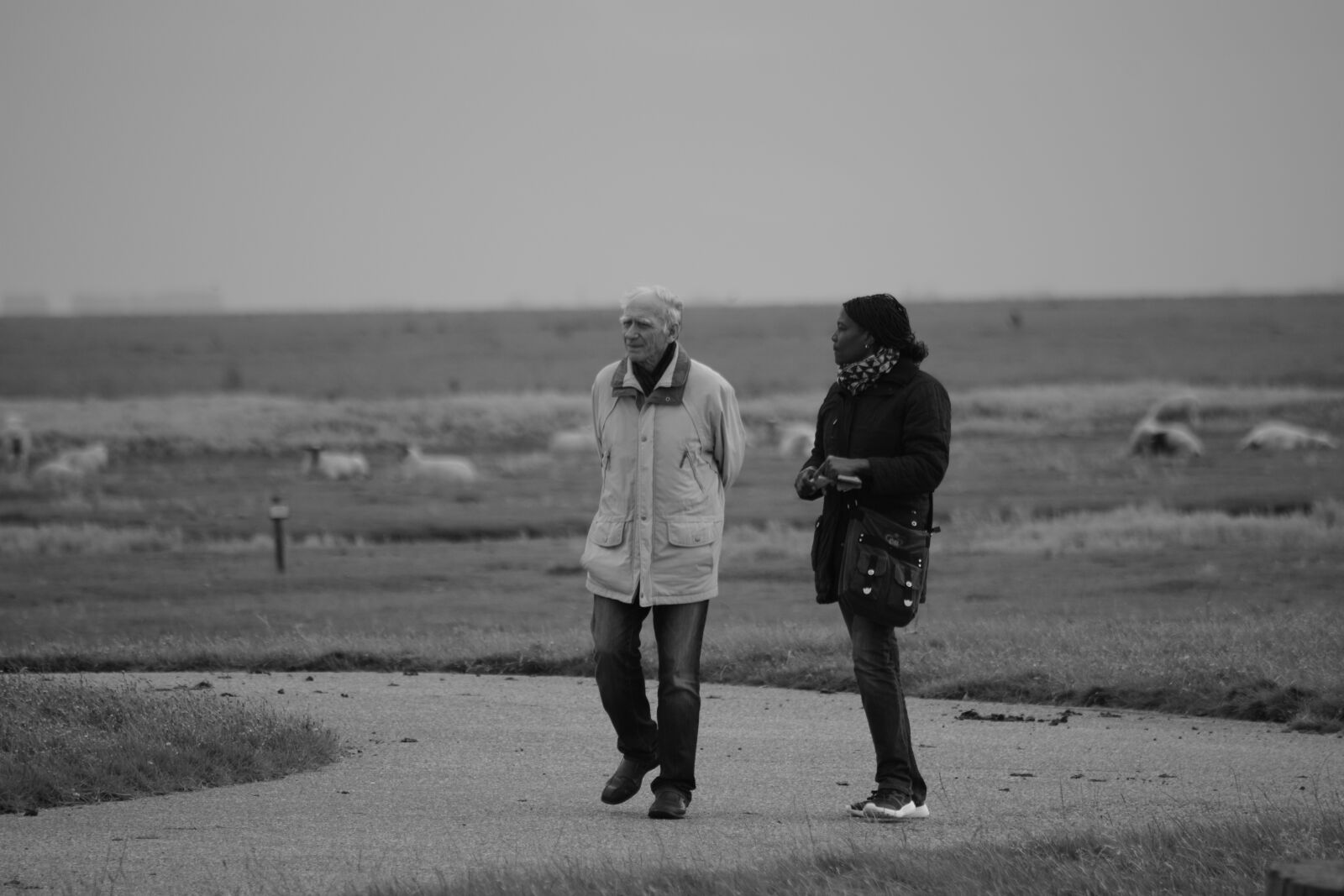 Nikon D7100 sample photo. Man, woman, walk photography