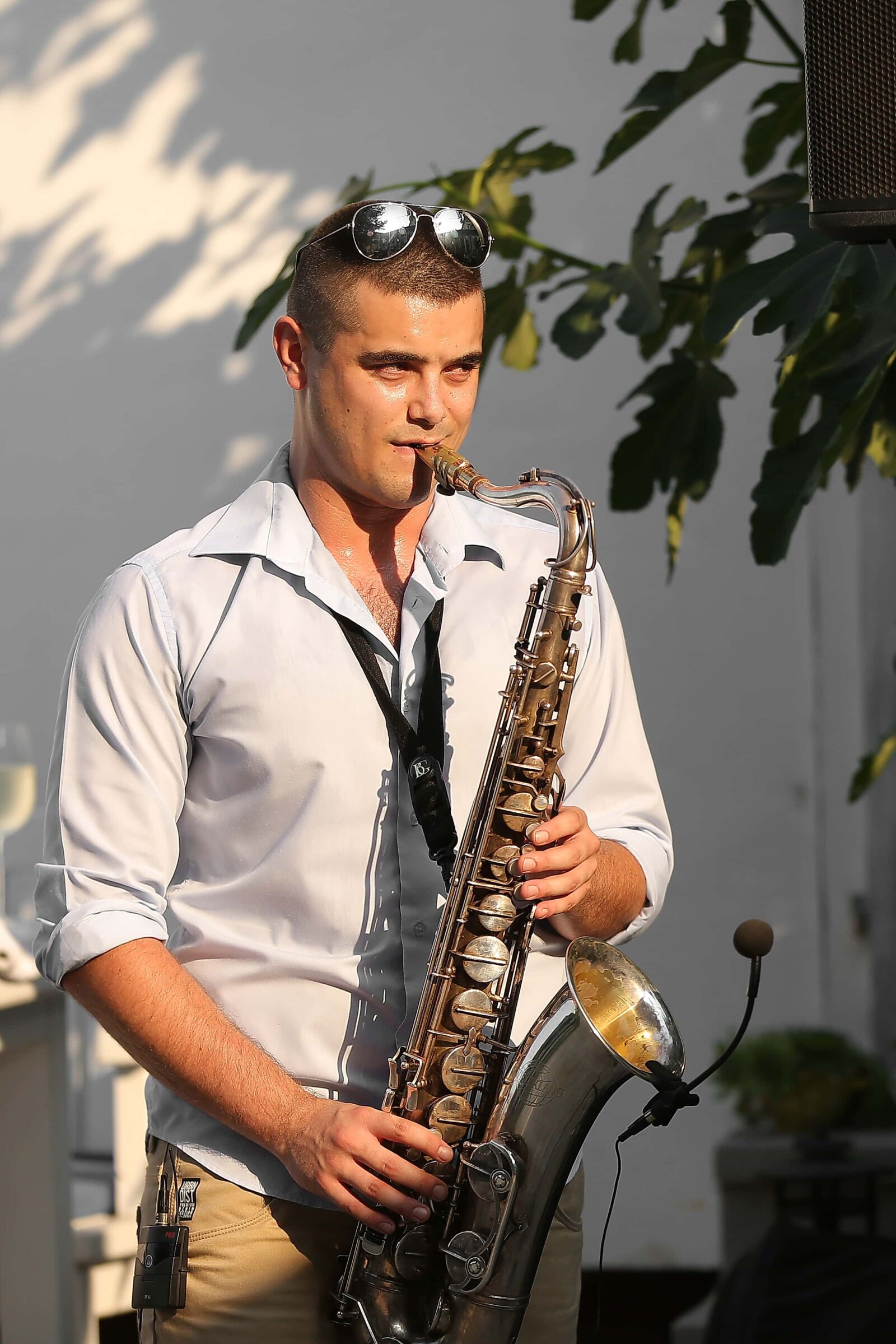Canon EOS 5D Mark III sample photo. Saxophone, musician, man, performer photography