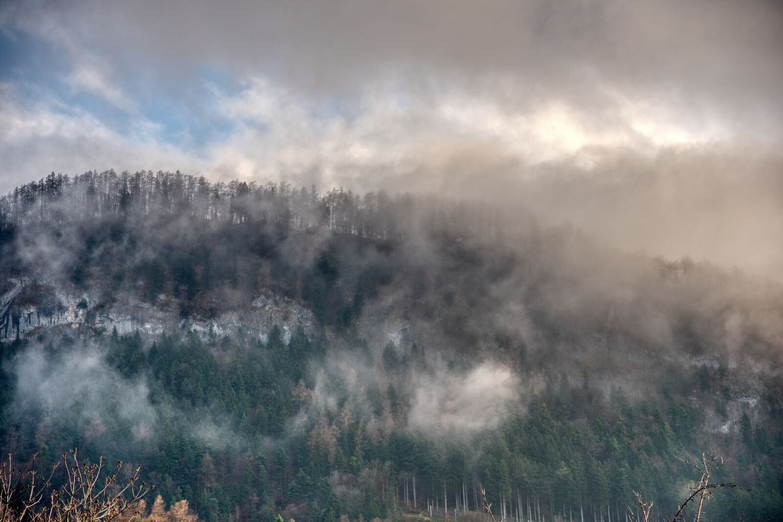 Nikon D750 sample photo. Clouds, fog, mountains photography