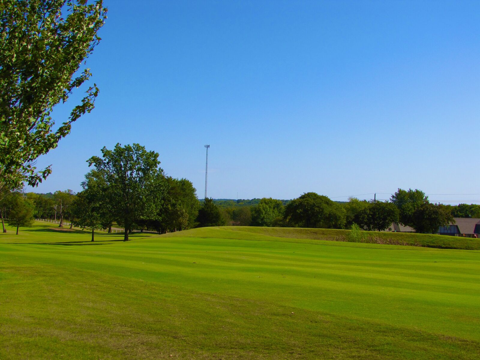 Canon PowerShot SX10 IS sample photo. Golf, horizon, trees photography
