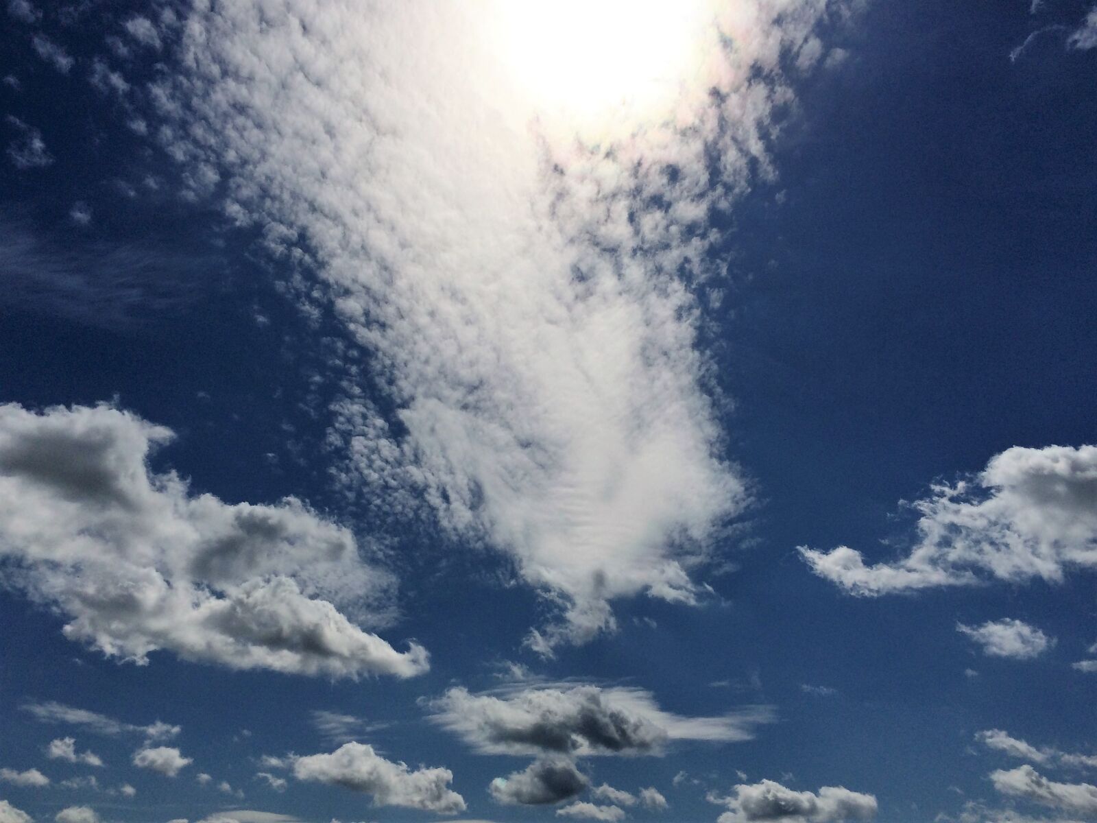iPhone 5s back camera 4.12mm f/2.2 sample photo. Sky, clouds, blue photography