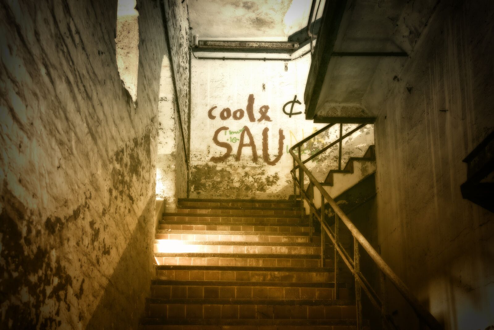 Nikon D3300 sample photo. Lost places, stairs, house photography