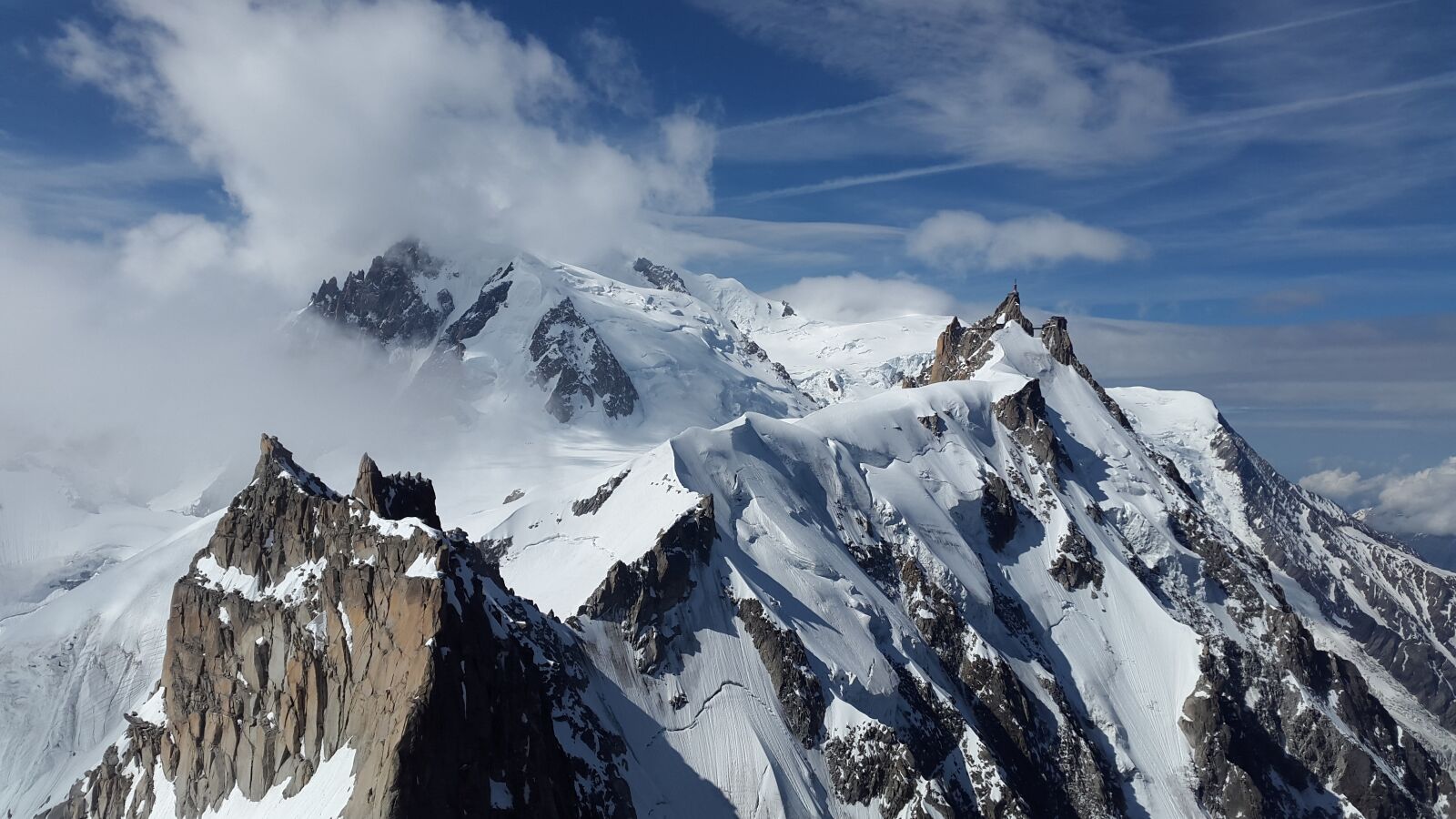 Samsung Galaxy Alpha sample photo. Mountains, summit, aiguille du photography