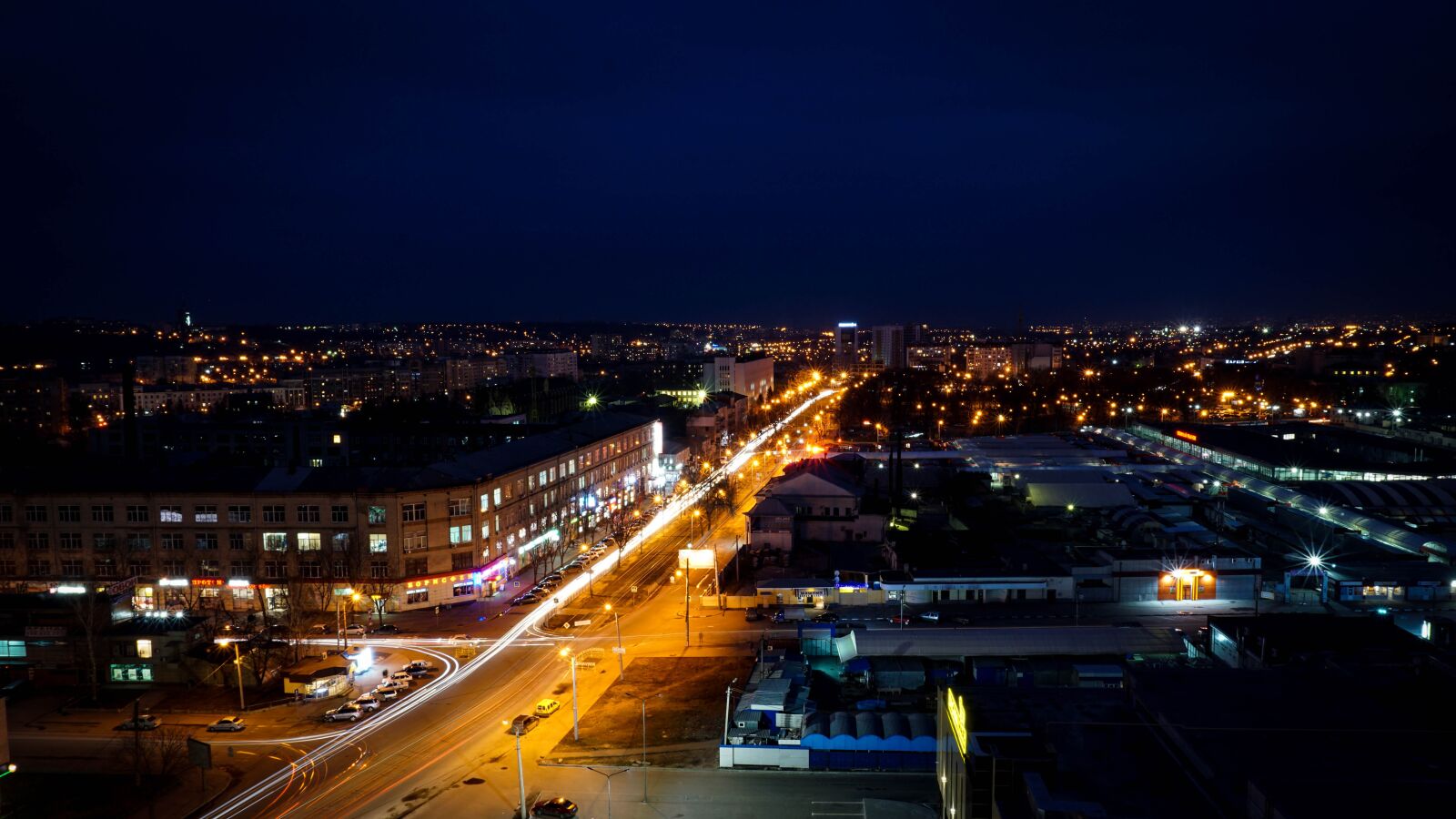 Sony a6000 sample photo. City, kharkov, night photography