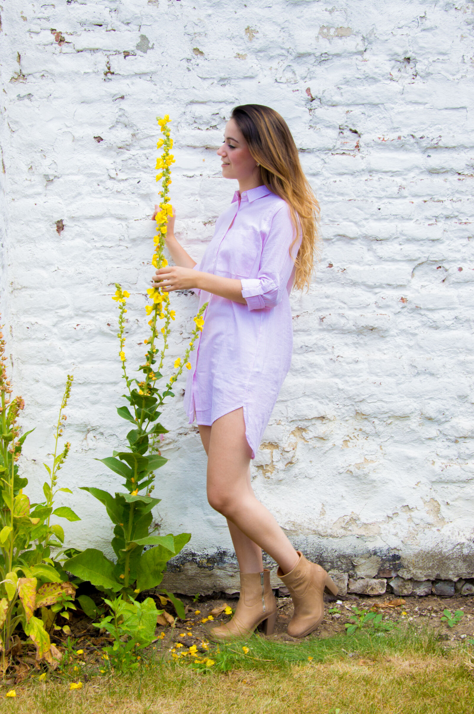 Nikon D3200 sample photo. Flower, girl, summer photography