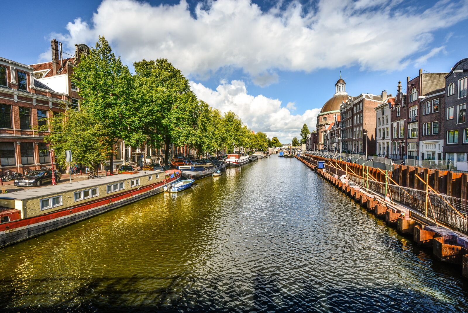 Nikon D5200 sample photo. Amsterdam, canal, sunny photography