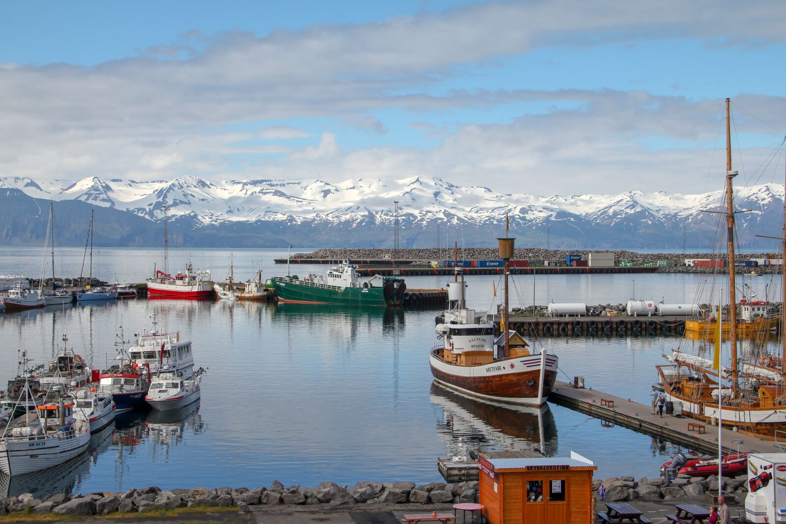 Canon EOS 550D (EOS Rebel T2i / EOS Kiss X4) sample photo. Husavik, iceland, port photography
