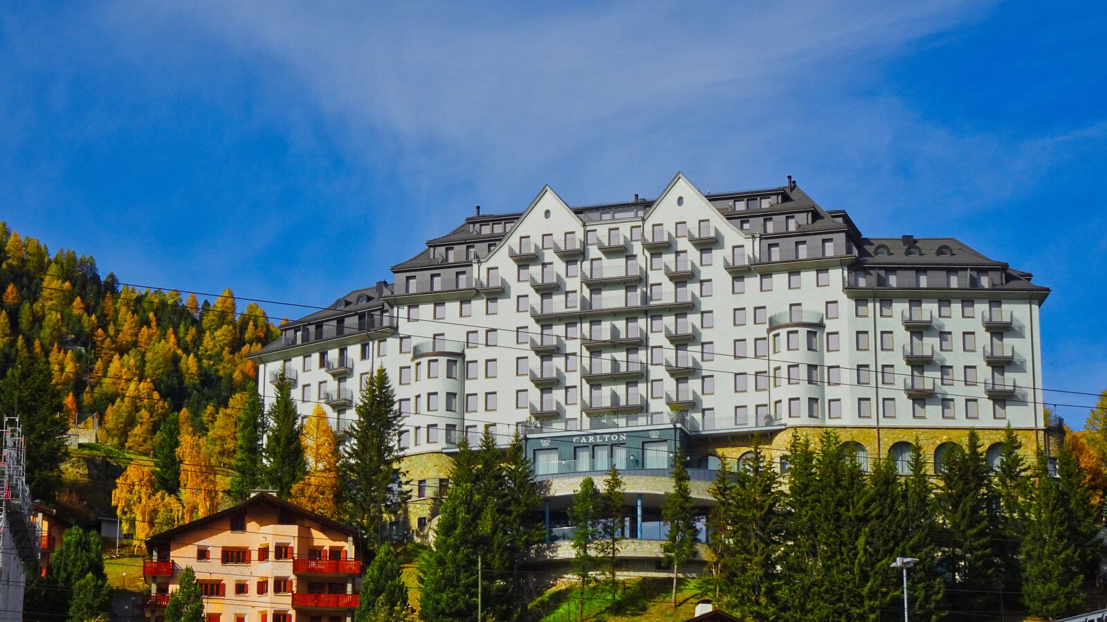 Sony Cyber-shot DSC-WX500 sample photo. Saint moritz-sankt moritz, hotel photography
