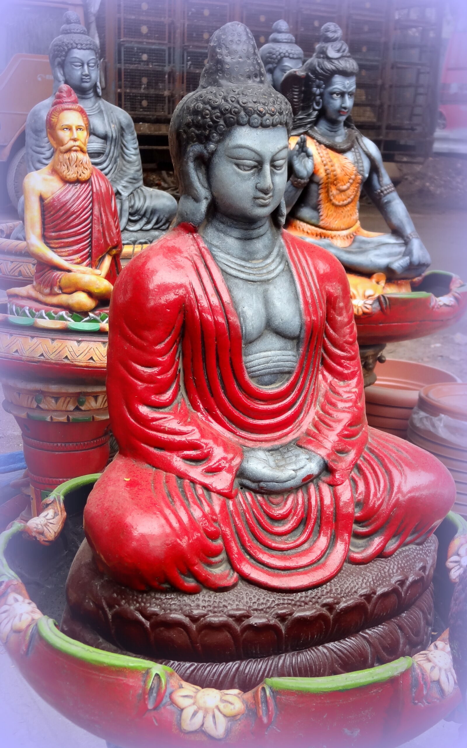 Sony Cyber-shot DSC-HX9V sample photo. Buddha, statue, in, temple photography