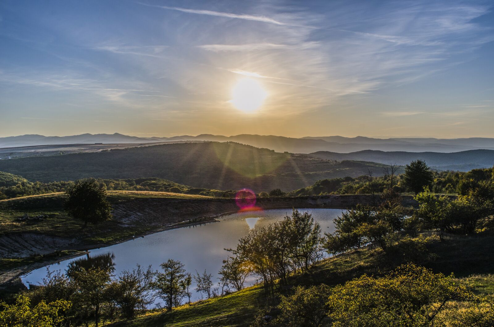 Nikon D7000 sample photo. Sunset, nature, lake photography