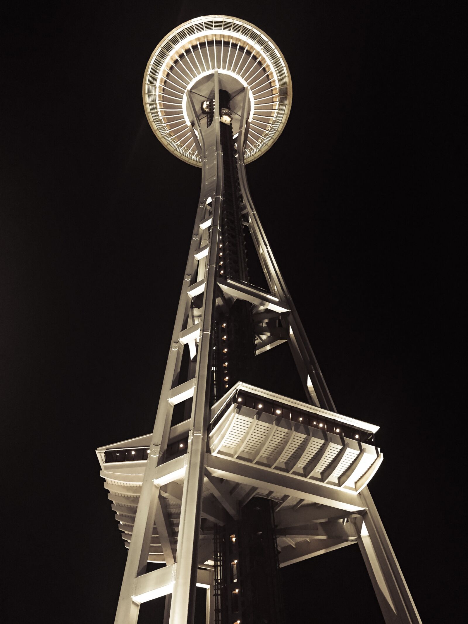 Apple iPhone 6 sample photo. Space needle, architecture, landmark photography
