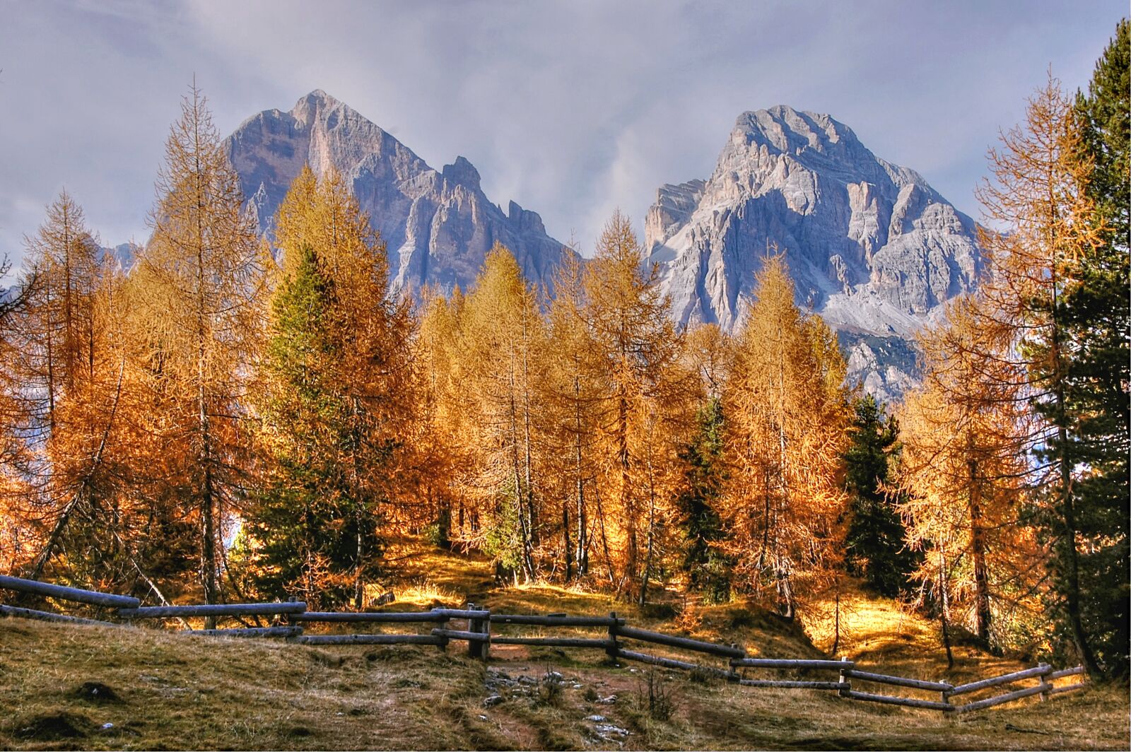 Nikon D40 sample photo. Tofane, dolomites, nature photography