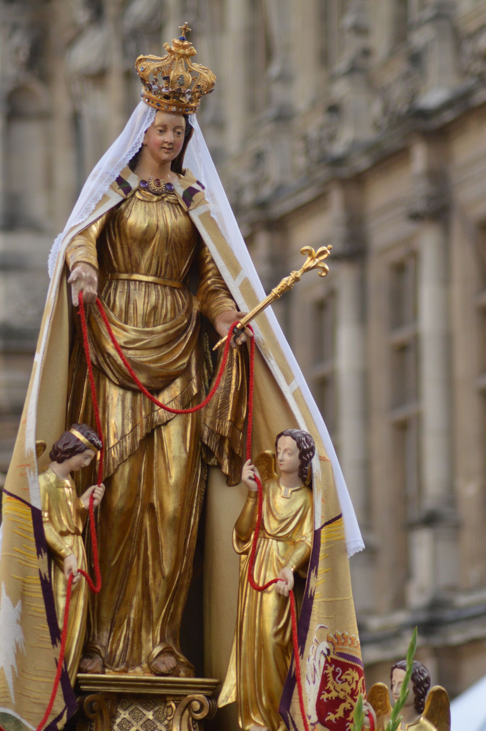 Nikon D3200 sample photo. Statue, angels, mary photography