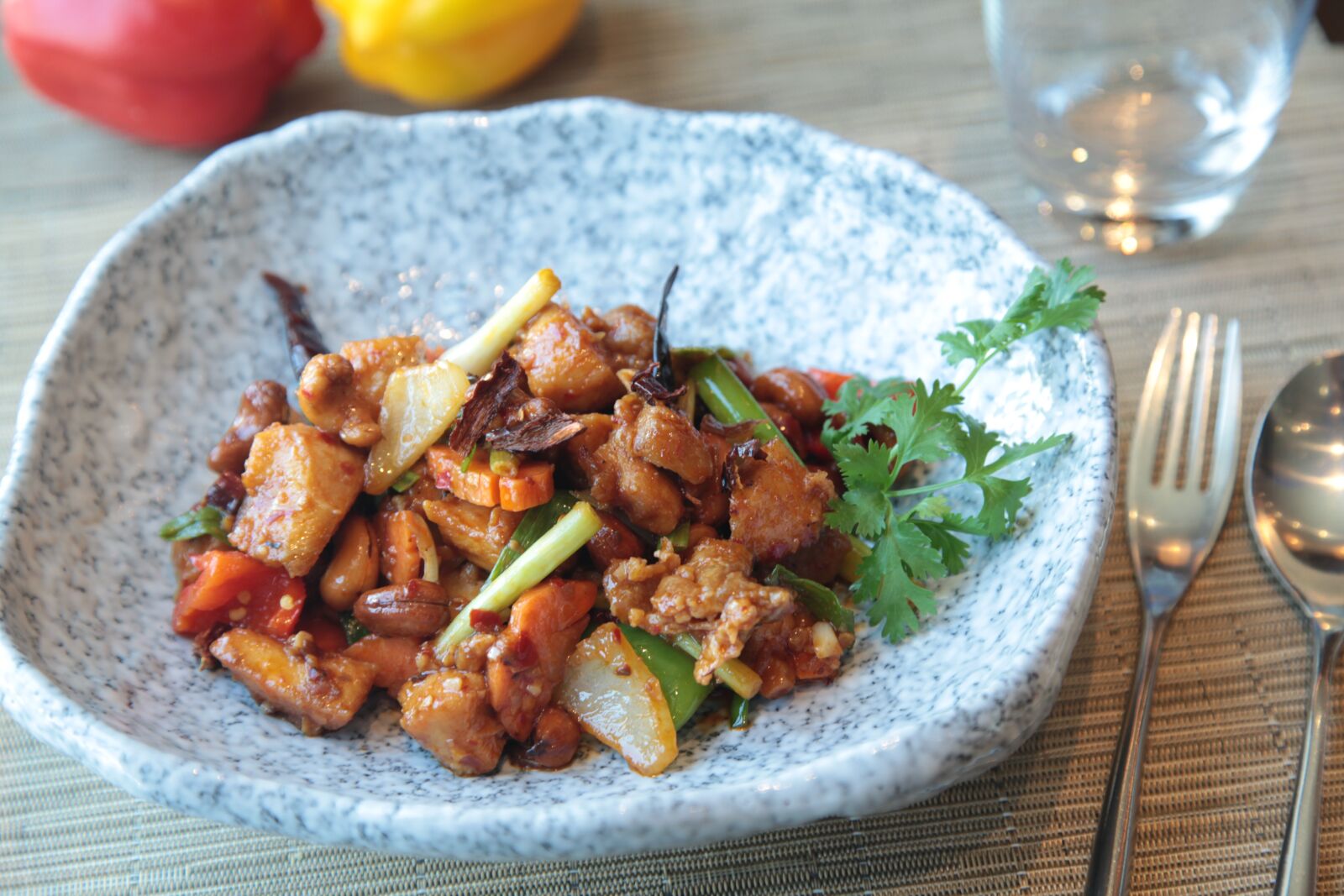 Canon EOS 5D Mark II sample photo. Sweet and sour chicken photography