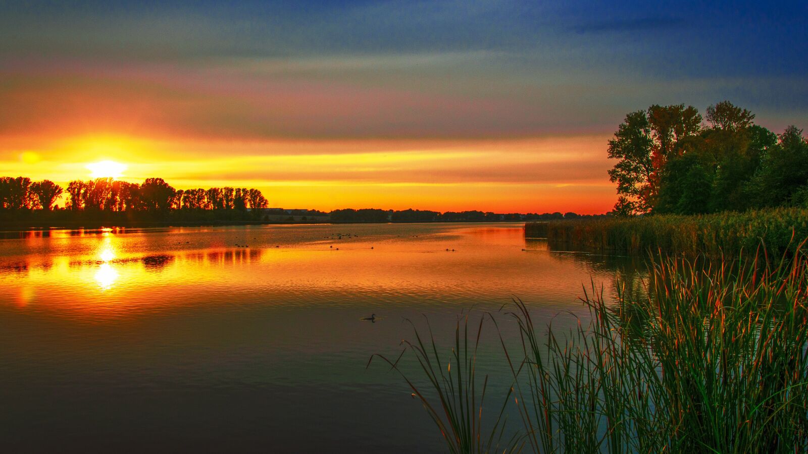 Nikon D5300 sample photo. Sunset, lake, water photography