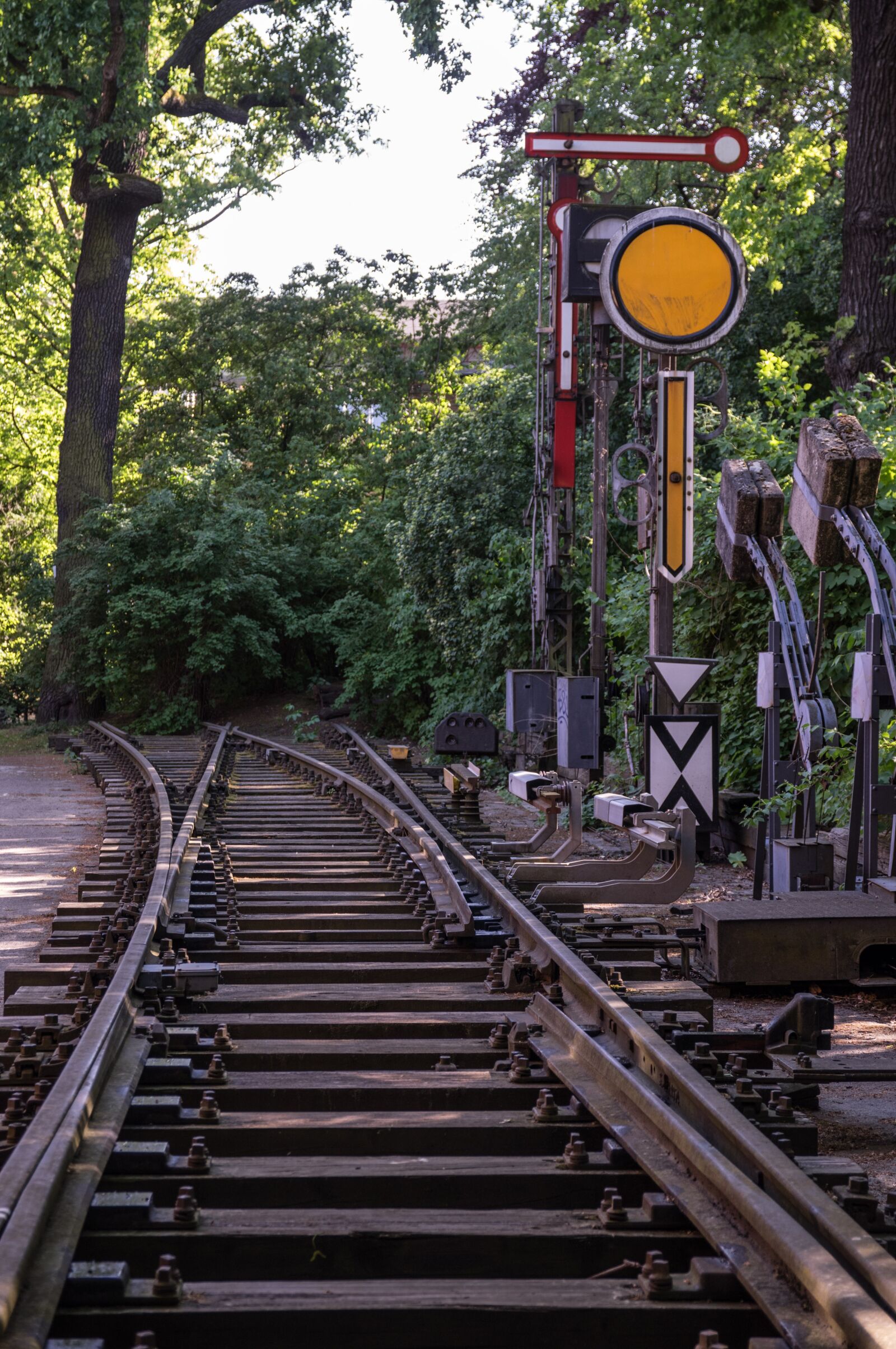 Pentax K-3 sample photo. Railway, rails, railway technology photography