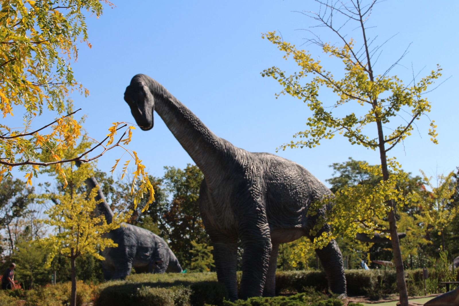 Canon EOS 700D (EOS Rebel T5i / EOS Kiss X7i) sample photo. Park, dinosaur, prehistory photography