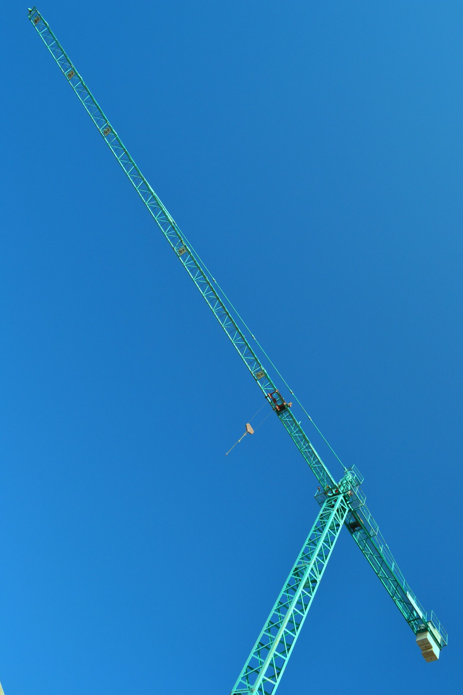 Nikon D3100 sample photo. Crane, construction, work photography