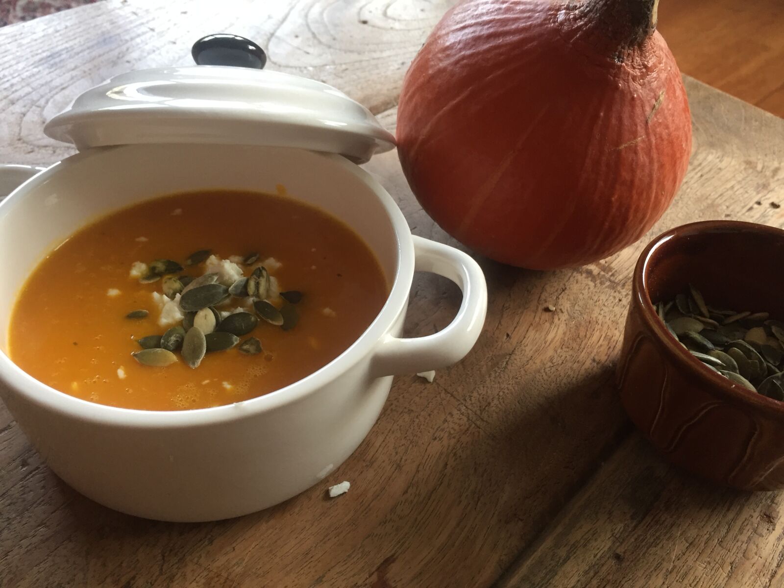 Apple iPhone 6 sample photo. Pumpkin, soup, autumn photography
