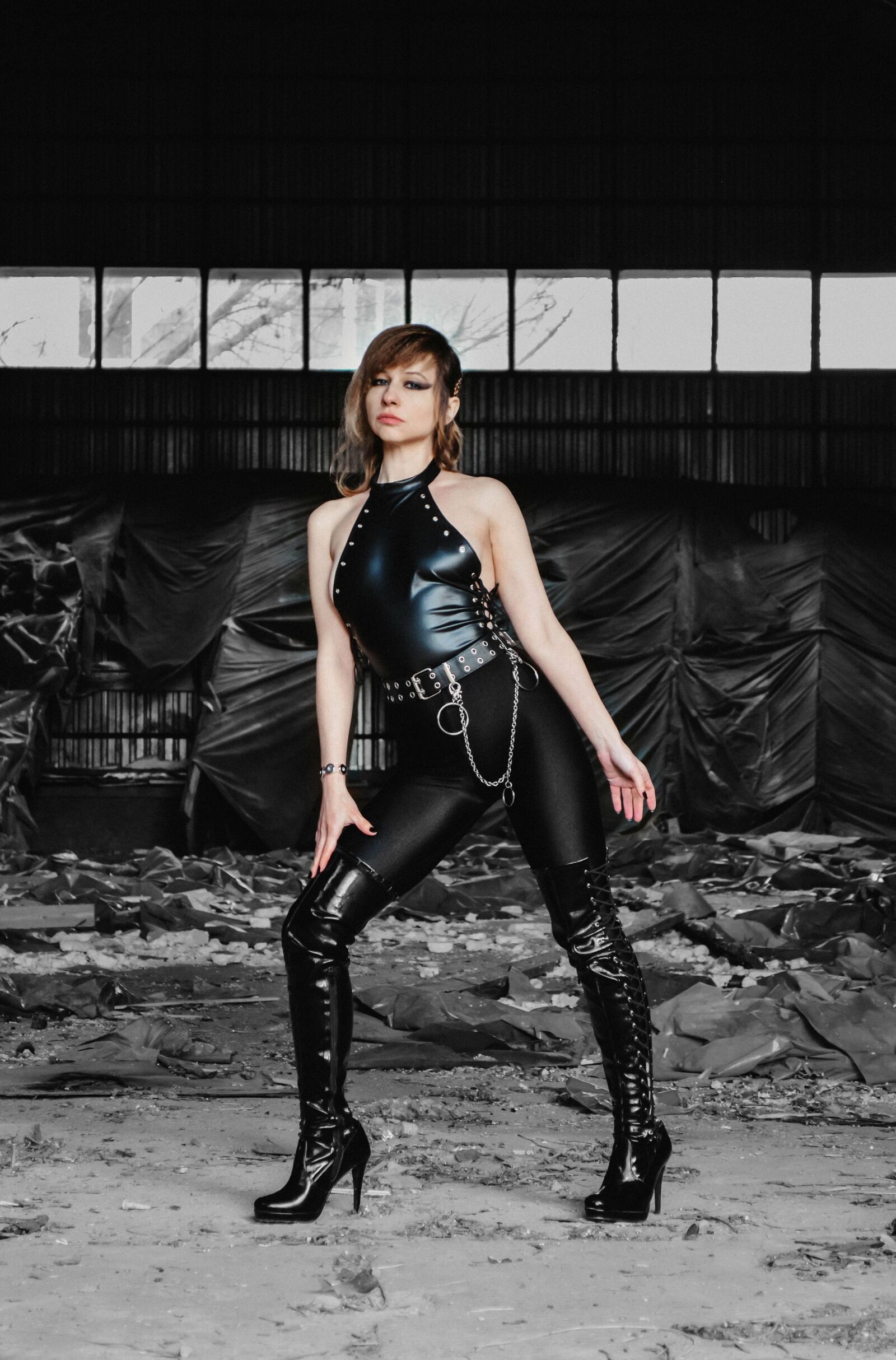 Nikon D3200 sample photo. Girl, woman, glam rock photography
