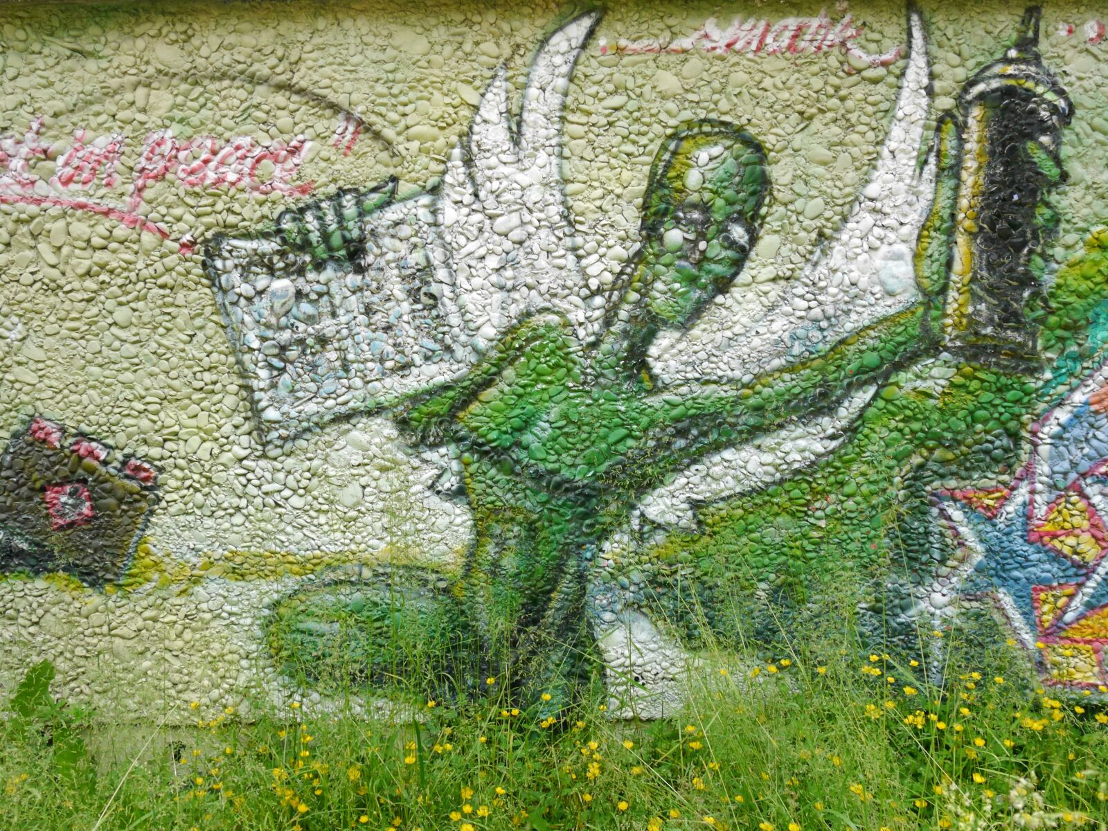 Panasonic Lumix DMC-G6 sample photo. Graffiti, augsburg, green photography