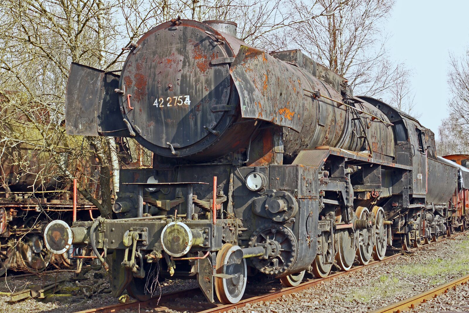 Panasonic Lumix DMC-G1 sample photo. Steam locomotive, schrottlok, br42 photography
