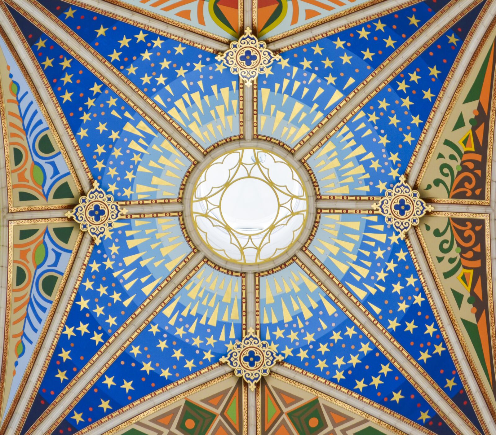 Nikon D5100 sample photo. Almudena cathedral, ceiling painting photography
