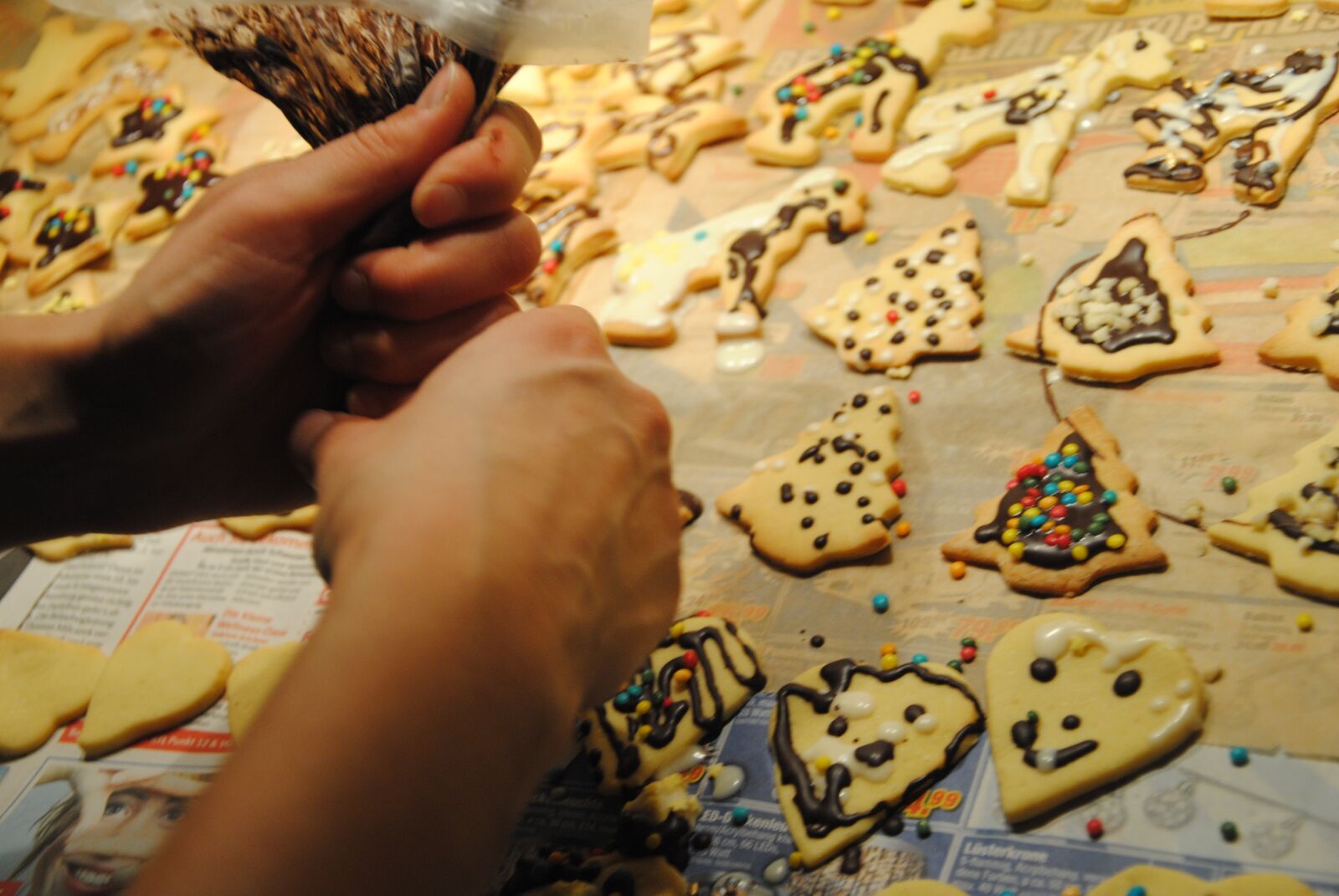 Nikon D3000 sample photo. Cookie, pastries, sweet photography