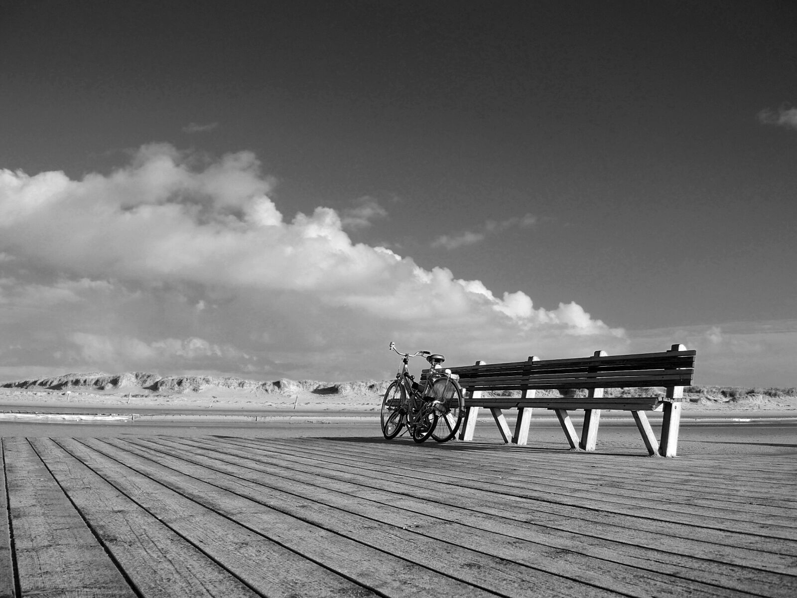 Nikon Coolpix P7700 sample photo. Vacations, north sea, bicycles photography