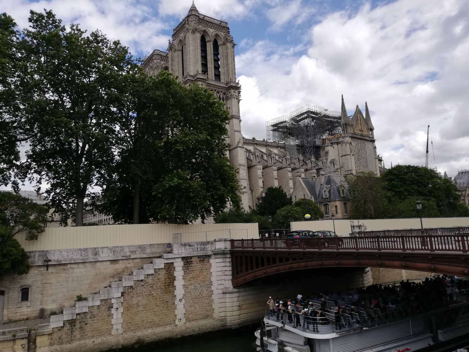 HUAWEI P20 lite sample photo. Notre dame, bridge, paris photography