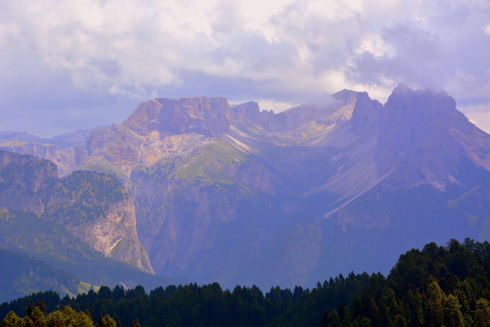 Nikon D7100 sample photo. Dolomites, sella group, sky photography