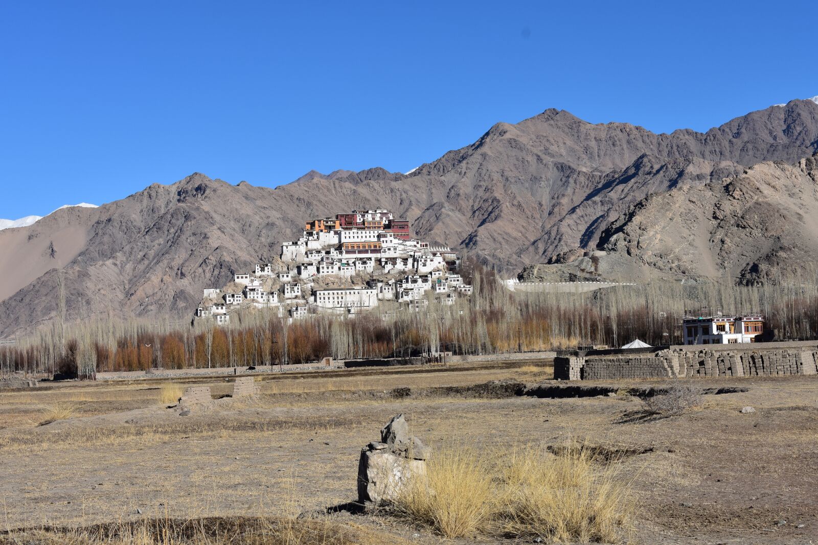 Nikon D3400 sample photo. Thiksey monastery, monastery, ladakh photography