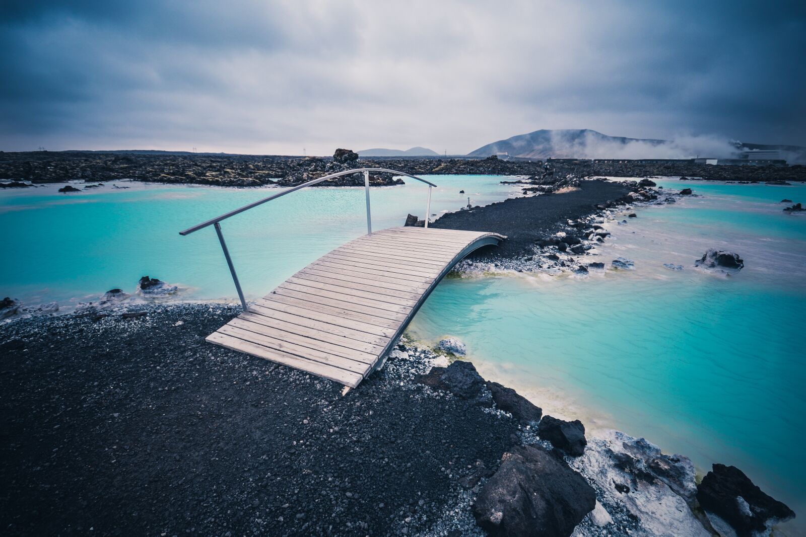 Nikon D7100 sample photo. Bridge, clouds, land formation photography