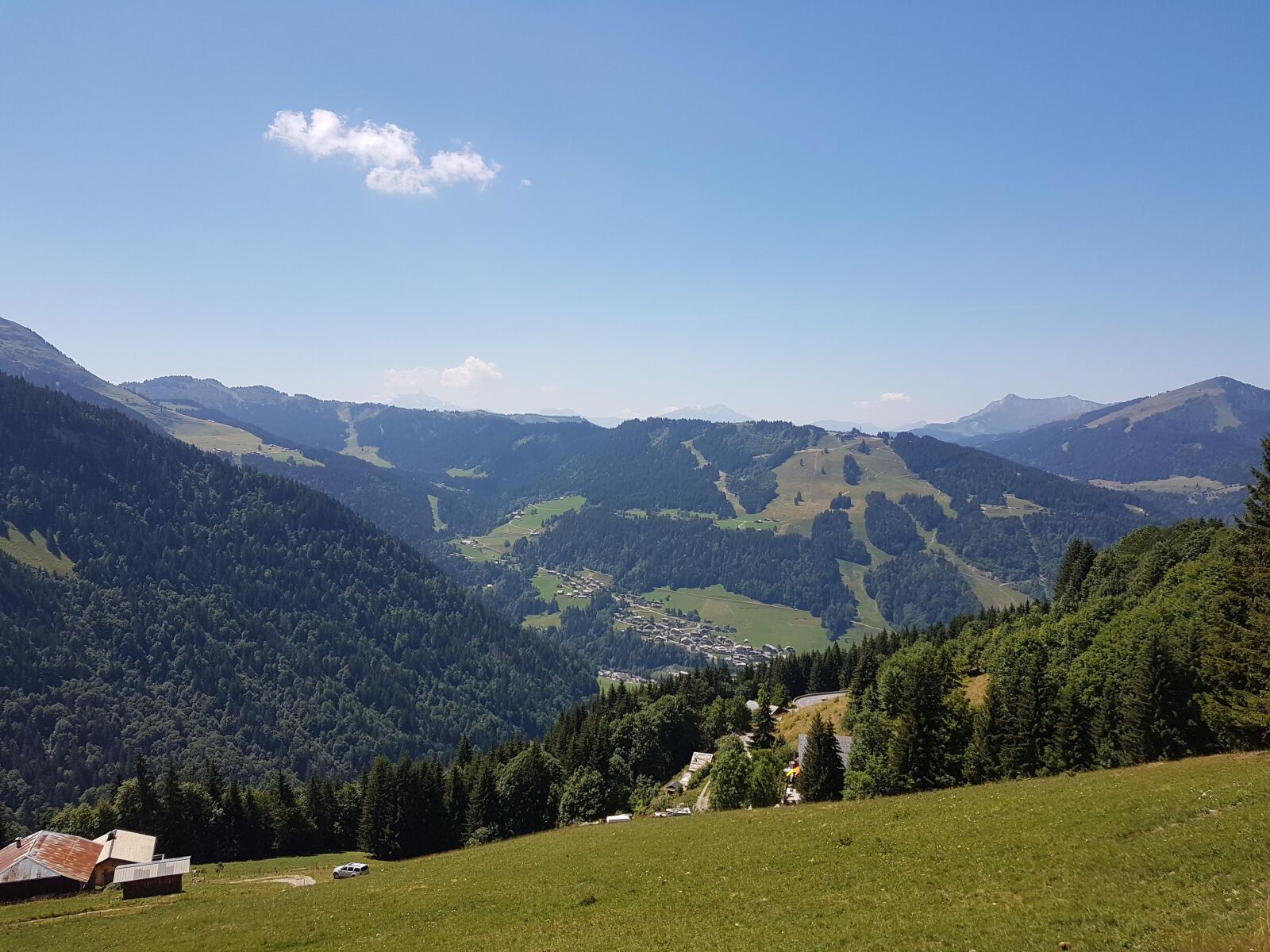 Samsung Galaxy S7 sample photo. Mountain, summer, morzine photography