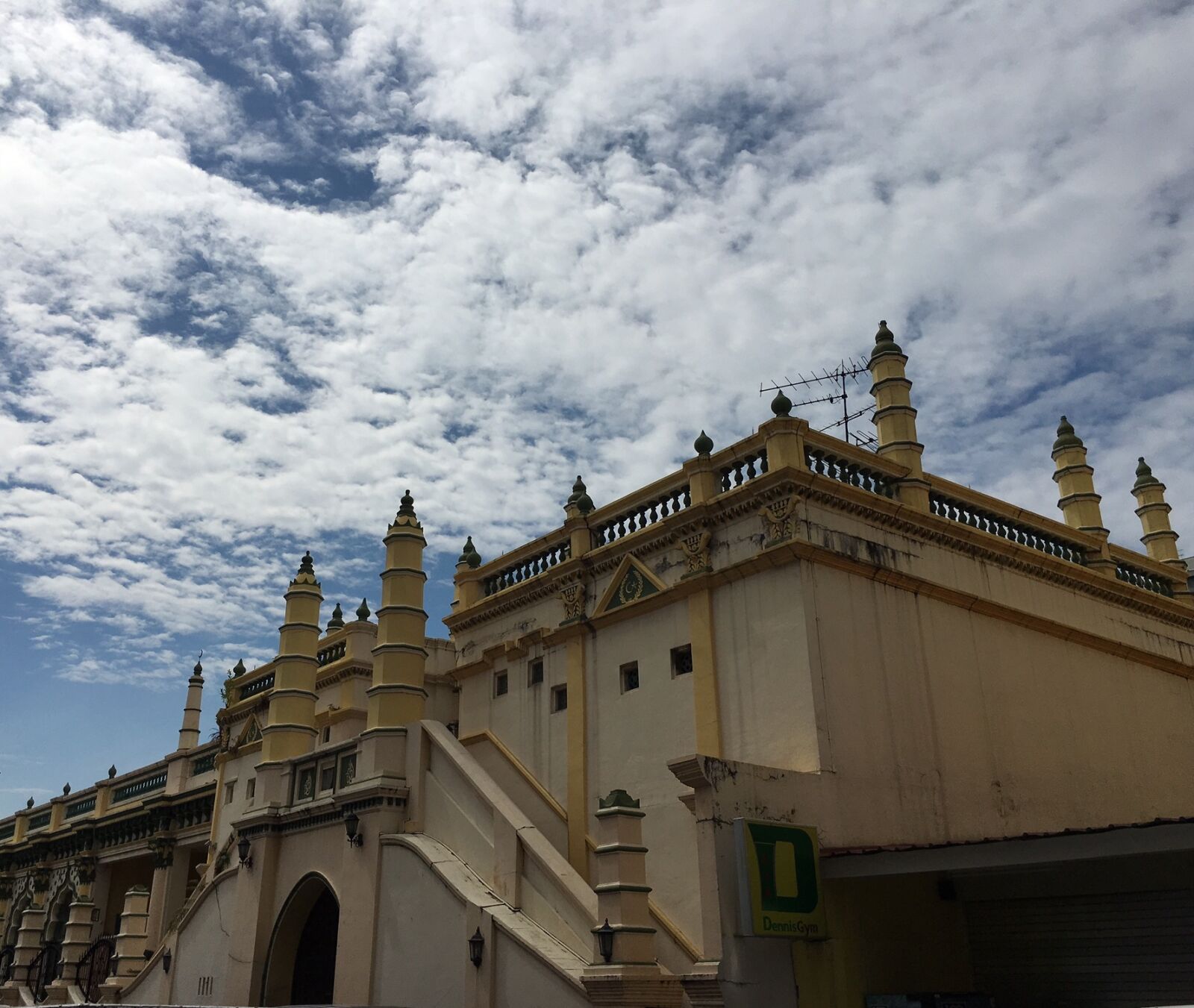 Apple iPhone 6s sample photo. Clouds, mosque photography