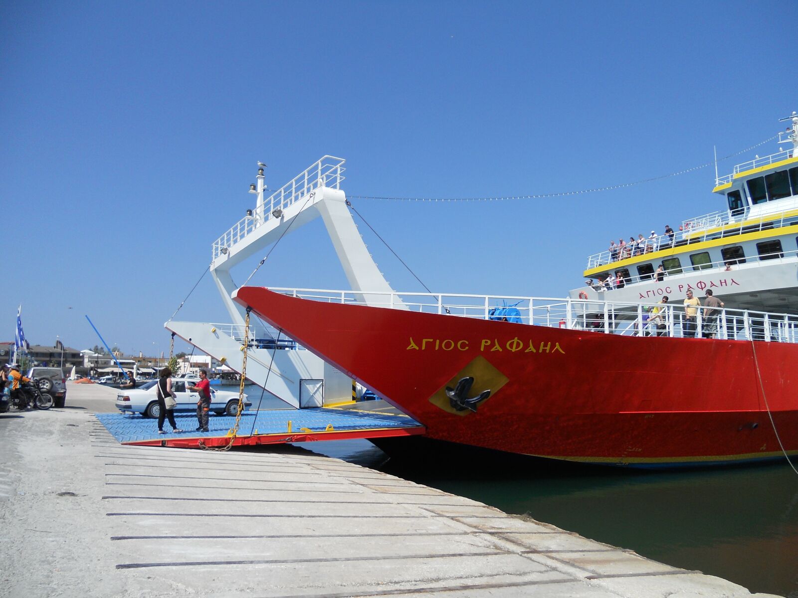 Nikon COOLPIX S2500 sample photo. Greece, greek ferry, harbour photography