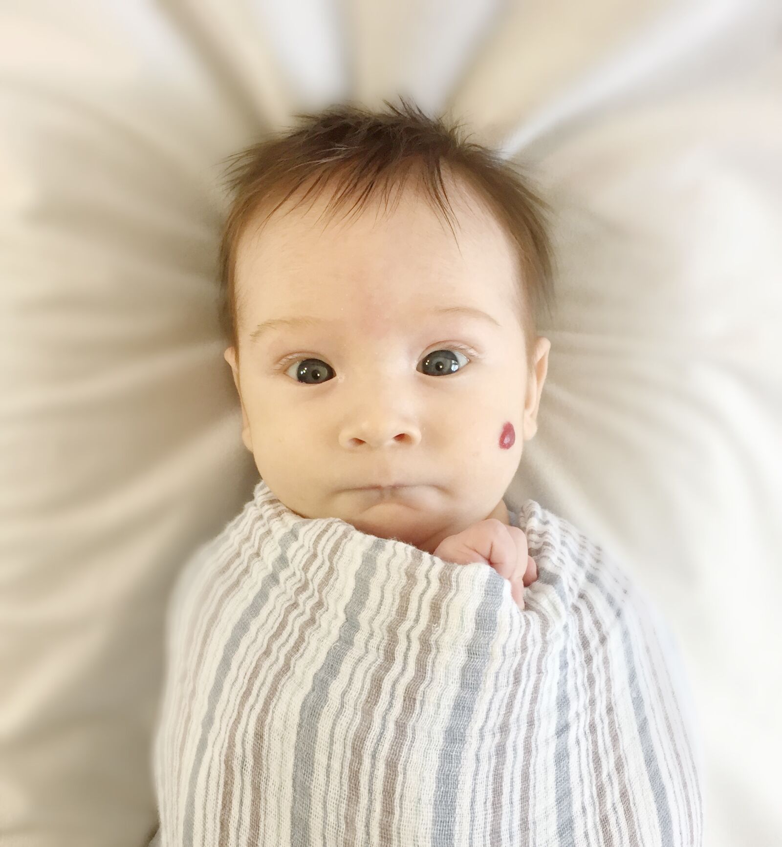 Apple iPhone 6 sample photo. Newborn, baby, swaddle photography