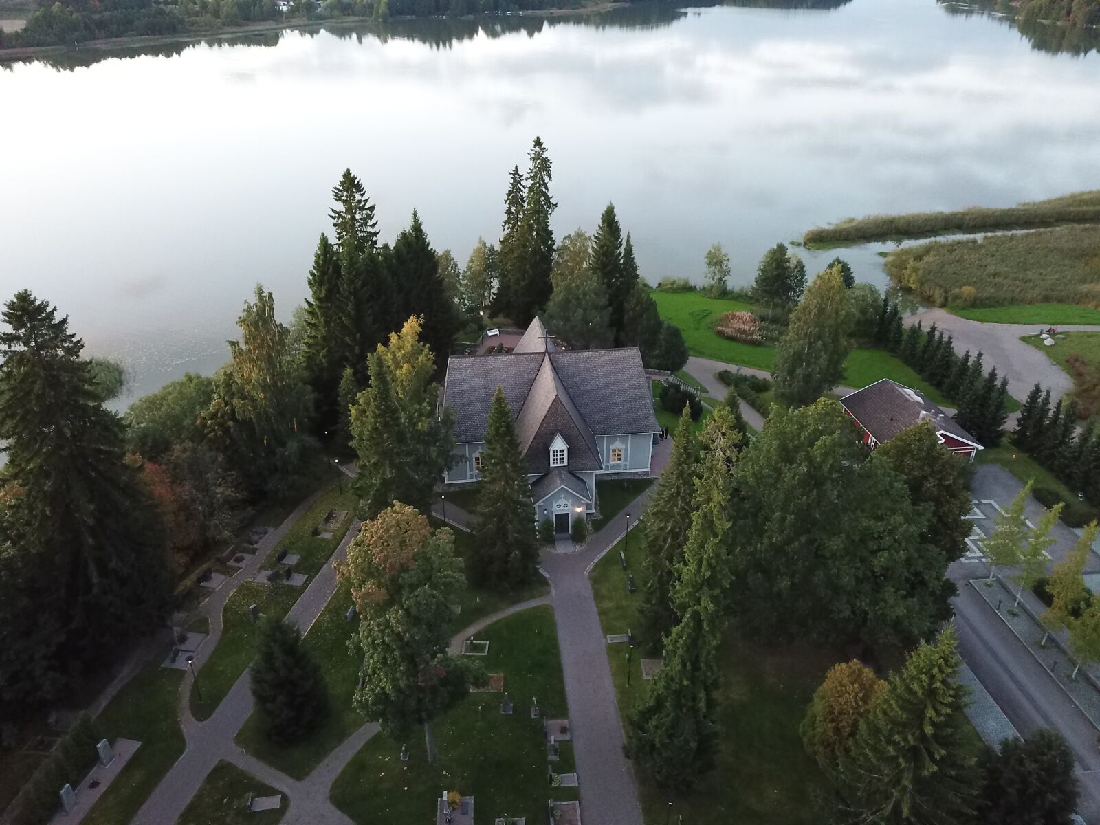 DJI FC220 sample photo. Church, tuusula, architecture photography